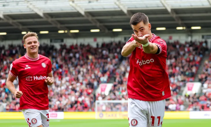 Anis Mehmeti spikat në Championship, i treti me më shumë kontribute për gola