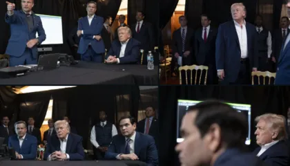 Arrestimi i Maduros, Shtëpia e Bardhë publikon fotot e Donald Trump duke ndjekur aksionin e Delta Force