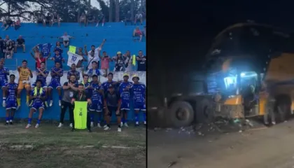 Autobusi i ekipit të futbollit përplaset me kamionin, trajneri në gjendje të rëndë, vdes ndihmësi…