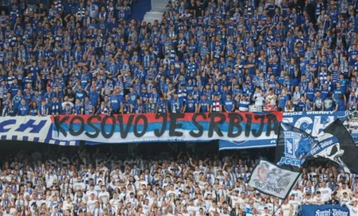 Baneri “Kosova është Serbi” në ndeshjen e Champions, UEFA merr vendimin për klubin e njohur