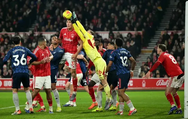 Barazim pa gola, Arsenali zhgënjen ndaj Nottingham