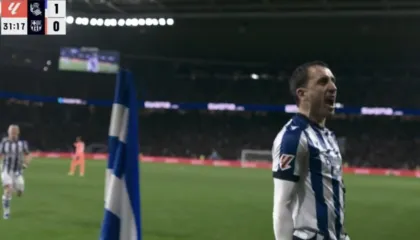 Barcelona gjen dy herë golin, por festa shkon kot. Sociedad e mbyll në avantazh pjesën e parë (video)