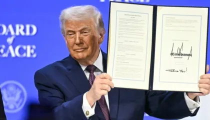 BE ‘bojkoton’ Bordin e Paqes! Kush ishin 19 shtetet firmëtare, Erdogan u përfaqësua nga…