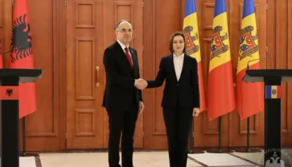 Begaj në Moldavi, takon homologen e tij: Shqipëria dhe Moldavia rikonfirmojnë angazhimin e përbashkët për integrimin evropian