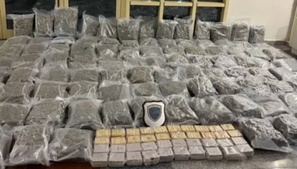 Bie në prangat e policisë shoferi/ Operacioni policor, droga e fshehur në kamion kapte vlerën 900 000 euro