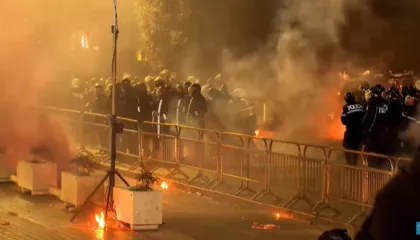 Bilanci i protesës së PD! 11 efektivë të lënduar, 18 qytetarë të shoqëruar