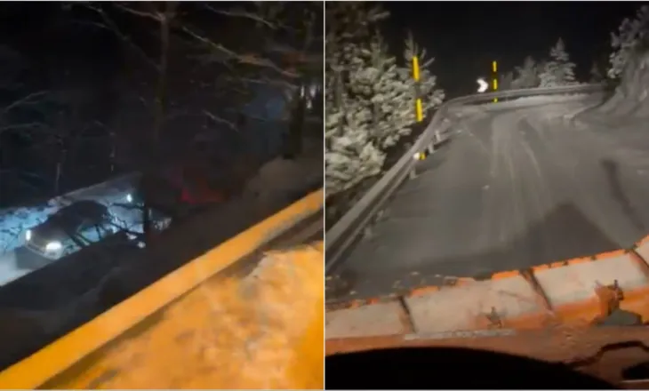 Bllokime rrugore në Shkodër, mbi 200 mjete të ndaluara nga dëbora dhe ngricat