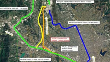 Bllokohet rruga Tiranë-Rinas për dy ditë, shkak punimet në mbikalimin e ri në Qafë Kashar