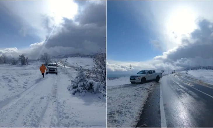 Bora “mbulon” Elbasanin/ Ndërpritet energjia elektrike në disa zona të Gramshit, bllokohen disa fshatra