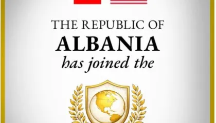 Bordi i Paqes mirëpret Shqipërinë si anëtare themeluese e organizatës ndërkombëtare