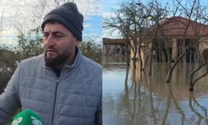 Çahet argjinatura e Semanit/ Qindra hektarë tokë dhe 20 banesa nën ujë, banorët humbin kontaktet me familjarët