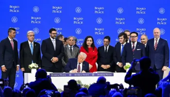 Ceremonia e Bordit të Paqes në Davos, ja vendet që firmosën krah Trump, 6 shtete nuk morën pjesë, mes tyre dhe Shqipëria