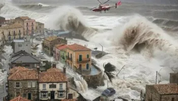 Cikloni ‘Harry’ paralizon jugun e Italisë, përmbyt qytete dhe fundos automjete