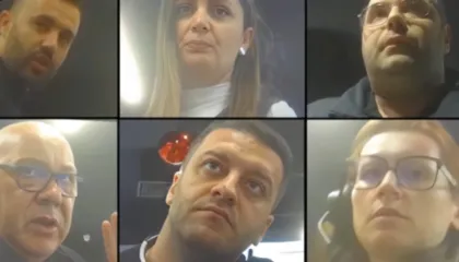 Dalin pamjet nga aksioni kundër call-center-ve në dy kullat e Tiranës: Duart lart, mos prekni telefonat