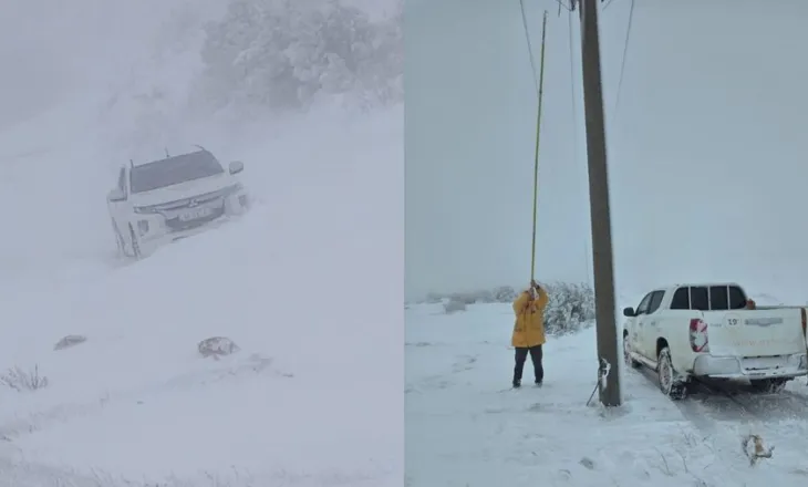 Dëbora nxjerr jashtë funksionit rrjetin, mbi 1100 familje mbeten pa energji në juglindje