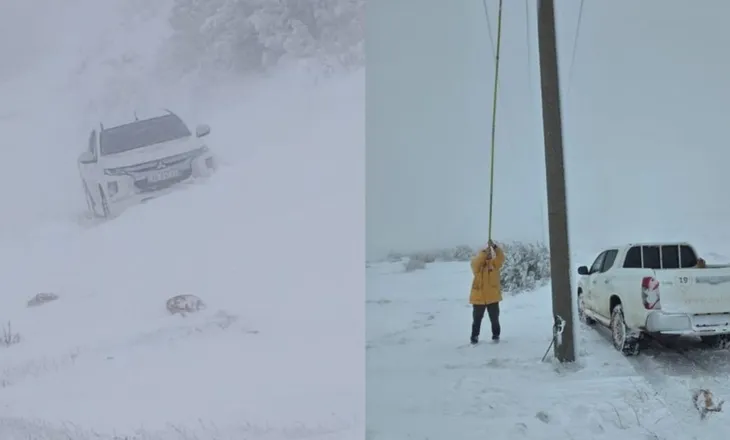 Dëbora paralizon juglindjen/ Situatë e rënduar, mbi 1100 familje mbeten pa energji elektrike