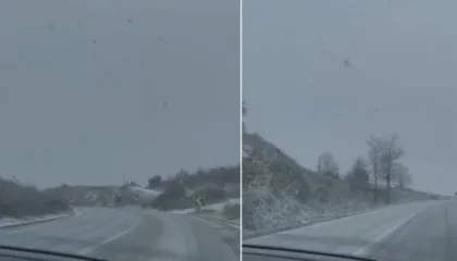 Dëborë në juglindje, temperaturat deri në -7 gradë celcius