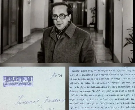 Deklasifikohet dokumenti i survejimit të Ismail Kadaresë