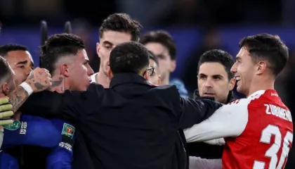 DERBI I NDEZUR: 5 gola, Zubimendi vendimtar, Garnacho i padorëzuar. Gjysmëfinalja e vajtjes Chelsea-Arsenal shkoi për ekipin e Artetas (VIDEO)