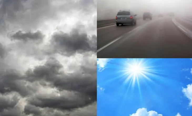 Dita e sotme me kthjellime, vranësira dhe mjegull gjatë mëngjesit e mbrëmjes