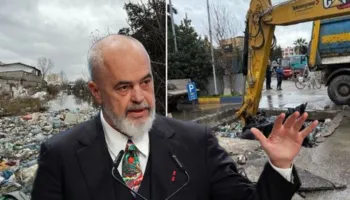 Durrësi i përmbytur/ Rama nxjerr pamjet: Plehrat kanë taposur grykat e kanaleve, s’kanë arritur dot në det