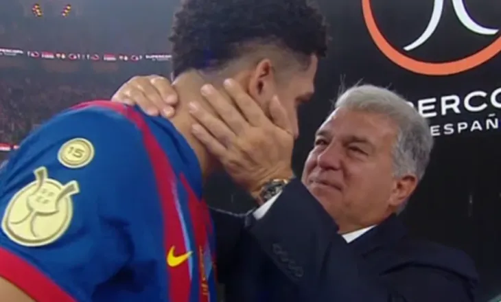 Edhe guri…do të qante! Skena prekëse, presidenti i Barcelonës i pëshpëriti Araujos: Të thashë se gjithçka do të shkonte mirë