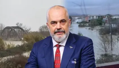 Edi Rama reagon për përmbytjet: Bllokimi i kanaleve kulluese dhe hedhja e plastikës, vepër kriminale