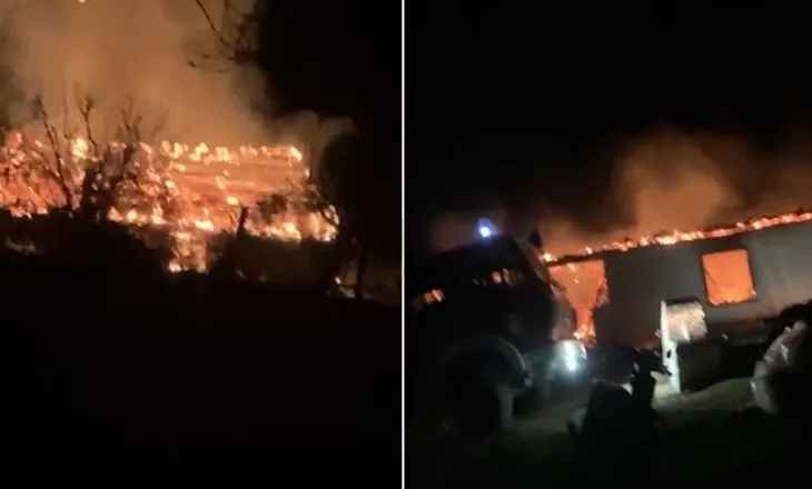 Elbasan/ Digjet banesa, 4 anëtarë të familjes mbeten në qiell të hapur, shkak i zjarrit dyshohet…