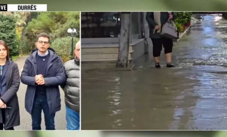 “Emergjencat” në aksion/ Situata nga përmbytjet në Durrës, ministri Vengu: Po çlirojmë çdo banesë nga uji