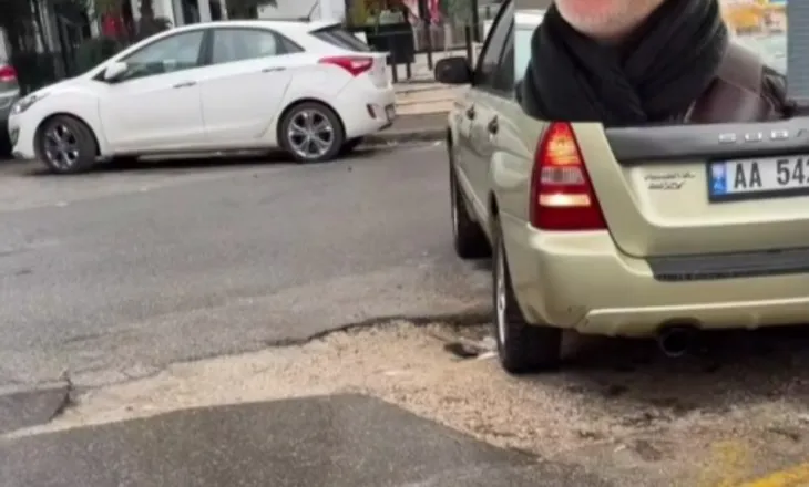 Erion Braçe publikon pamjet nga rrugët e prishura në Tiranë: S’ka ardhur as për t’i parë