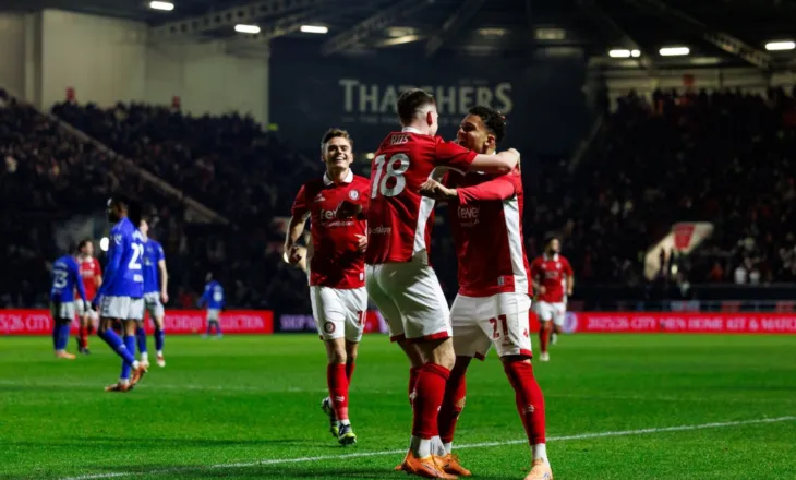 FA Cup: Anis Mehmeti shënon gol, Bristol City me fitore bindëse. Aston Villa eliminon Tottenhamin (video)
