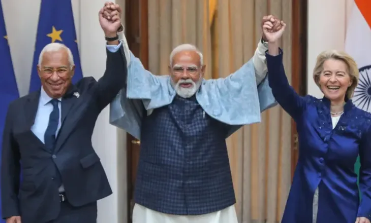 Firmoset “nëna e të gjitha marrëveshjeve”, Bashkimi Europian dhe India përmbyllin paktin e madh tregtar