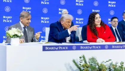 Firmosja e Bordit të Paqes në Davos, Osmani: Kur Amerika udhëheq, paqja është gjithmonë më e sigurt!