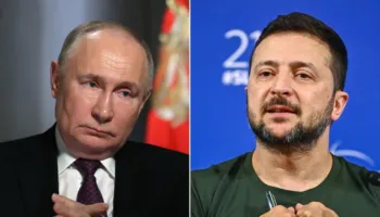 Fjalimi i presidentit ukrainas në Davos, Kremlini: Zelensky është gati të kafshojë dorën që e ushqen