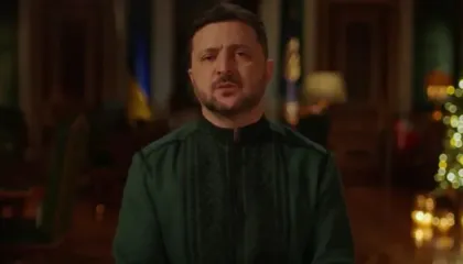 Fjalimi i Zelenskyt për Vitin e Ri: Populli do mbarimim e luftës, jo të shtetit të Ukrainës