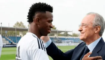 Florentino Pérez dëshiron të rinovojë me Vinicius; e konsideron më të rëndësishëm se çdo trajner