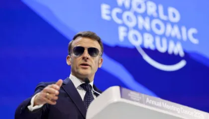 Forumi i Davos, Macron: BE duhet të përdorë mjetet e veta kundër tarifave të Trump