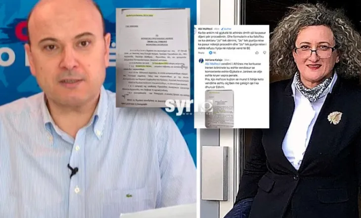 FOTO/ Malltezi: Irena Gjoka ka ankimuar dënimin në gjykatën e Athinës, si e paska harruar dënimin në Janinë?