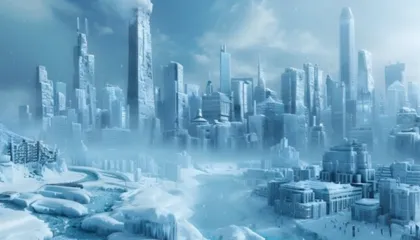 Foto nga bora dhe akulli në SHBA. Temperatura deri në minus 46 gradë!