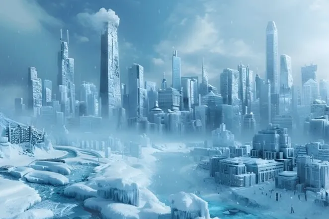 Foto nga bora dhe akulli në SHBA. Temperatura deri në minus 46 gradë!