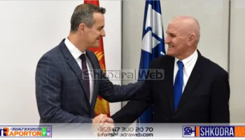 FOTO – Rektori Gjuraj dhe rektori Božović takim në Podgoricë për forcim bashkëpunimi ndërinstitucional