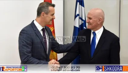 FOTO – Rektori Gjuraj dhe rektori Božović takim në Podgoricë për forcim bashkëpunimi ndërinstitucional