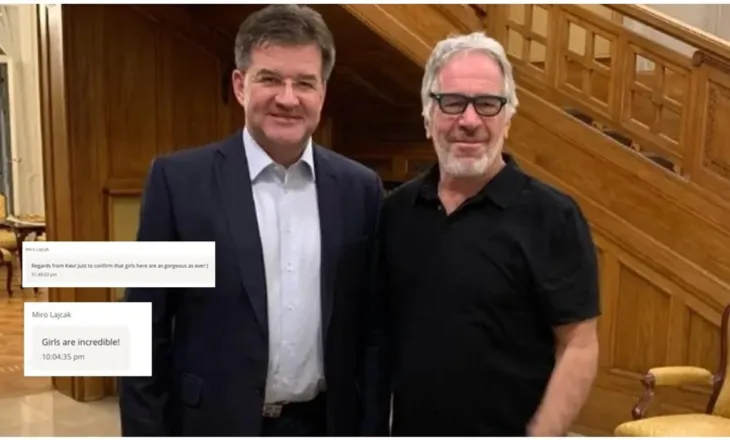 FOTO/ ‘Vajzat janë të mrekullueshme’ – Pas publikimit të emaileve me Epstein, dorëhiqet Lajçak