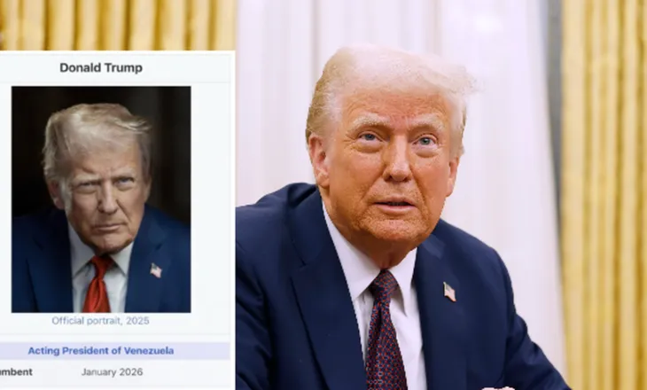 FOTOLAJM/ Trump “prezanton veten” si president edhe të Venezuelës