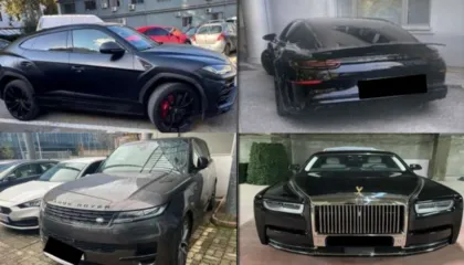 FOTOT/ Lexus, Lamborghini, Porsche, makinat luksoze që ranë në rrjetën e Agjencisë së Pasurive të Sekuestruara