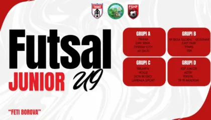 “Futsal Junior” bën bashkë fëmijët nga e gjithë shqiptaria, emrr pjesë edhe një ekip nga Gostivari