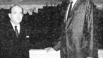 Gazeta zvicerane (1963) / Intervista në Bejrut me Leka Zogun dhe Hysen Selmanin