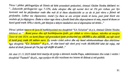 Gëzim Hoxha, njeriu “hije” i dy dosjeve DURANA dhe AKSHI: 60 milionë euro tendera sekretë, kompani guaskë në Xhafzotaj!