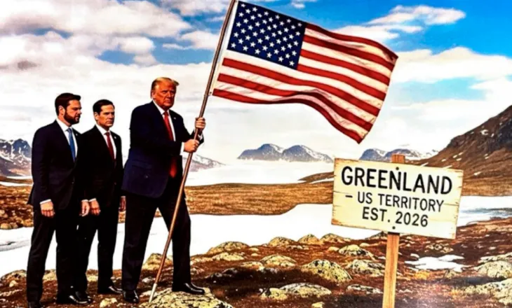 “Groenlanda do të jetë territor i SHBA-së në vitin 2026”, Trump ngjyros edhe Kanadanë me flamurin amerikan