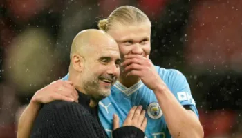 Guardiola urdhëron lojtarët e Mançester Sitit të furnizojnë me topa Halandin që të shënojë më shumë